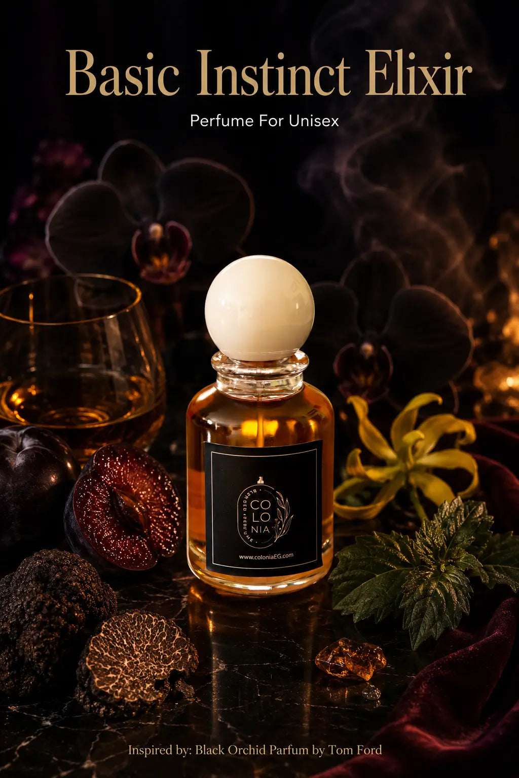 Basic Instinct Elixir (Inspired by Black Orchid Parfum, Tom Ford)