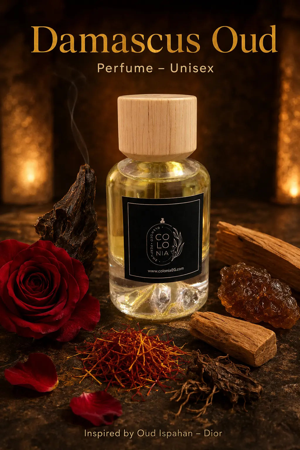 Damascus Oud (Inspired by Oud ispahan, Dior)
