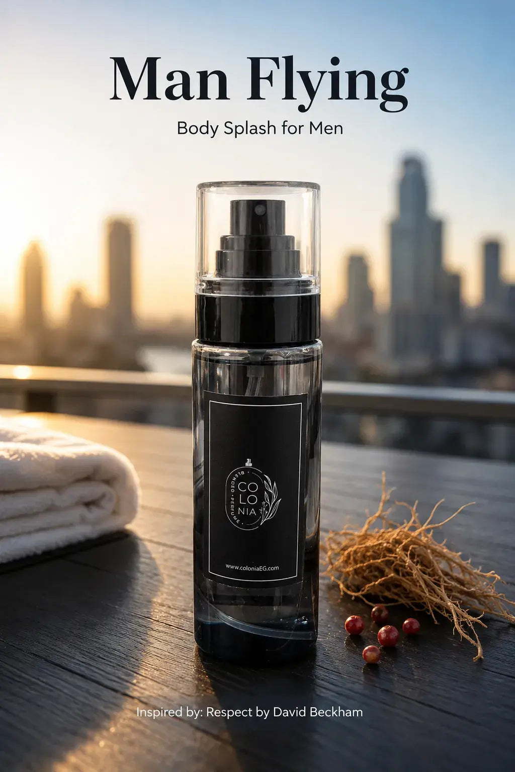 Man Flying (Body Splash For Men Inspired by Respect, David Beckham)