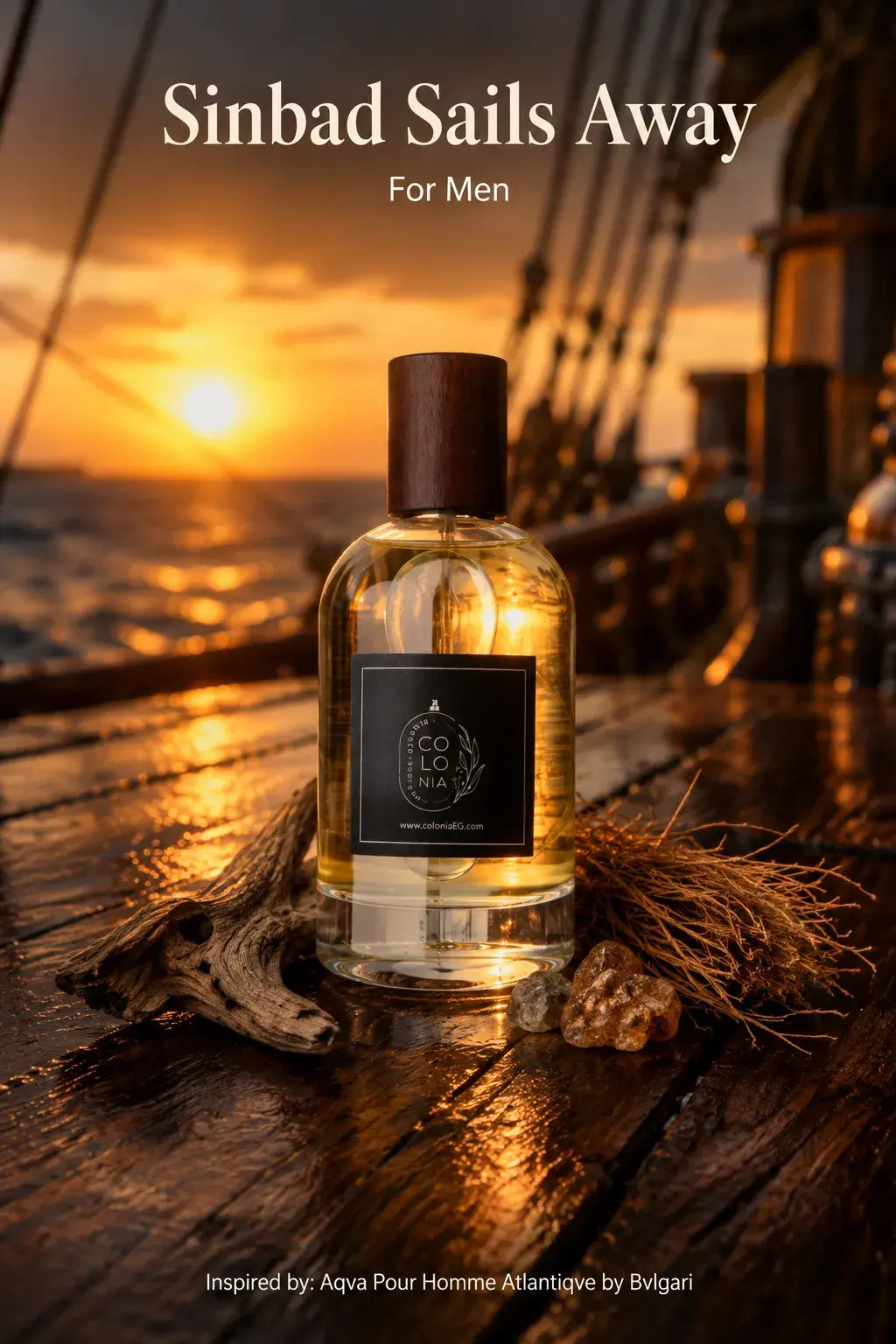 Sinbad sails away (Inspired by Aqva Pour Homme Atlantiqve, Bvlgari)