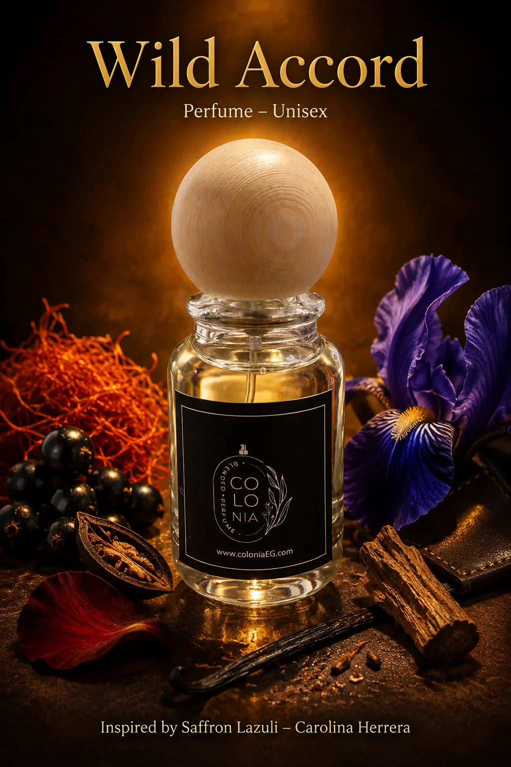 Wild Accord (Inspired by Saffron Lazuli, Carolina Herrera)