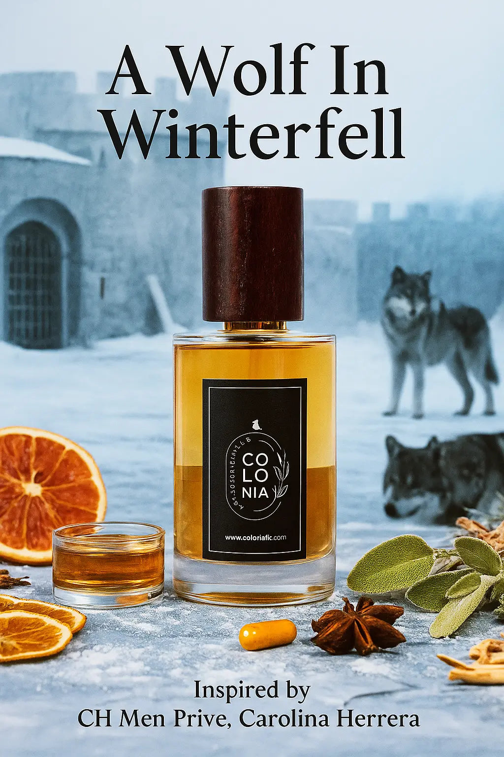 A Wolf In Winterfell (Inspired by CH Men Prive, Carolina Herrera)