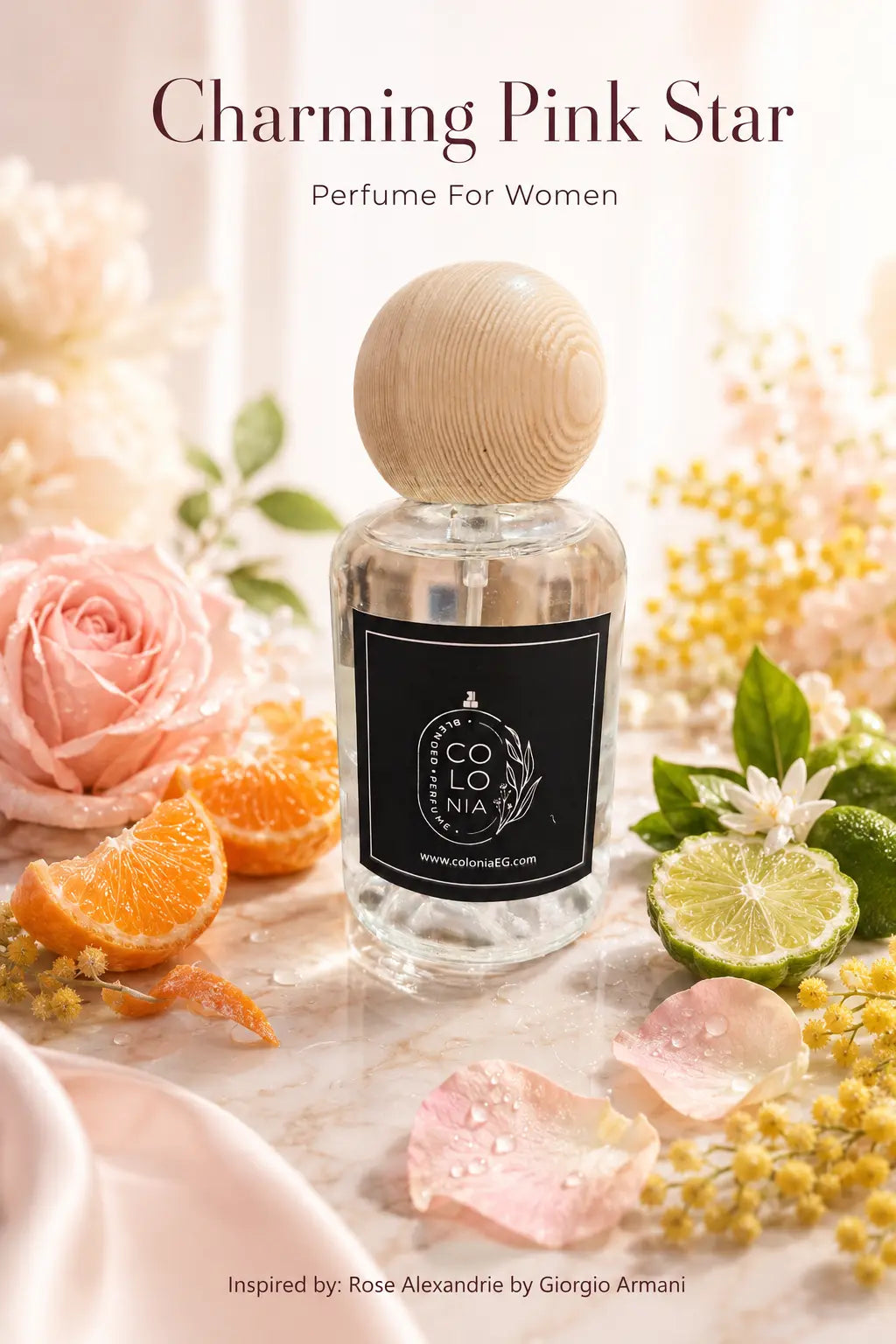 Charming Pink Star (Inspired by Rose Alexandrie, Giorgio Armani)