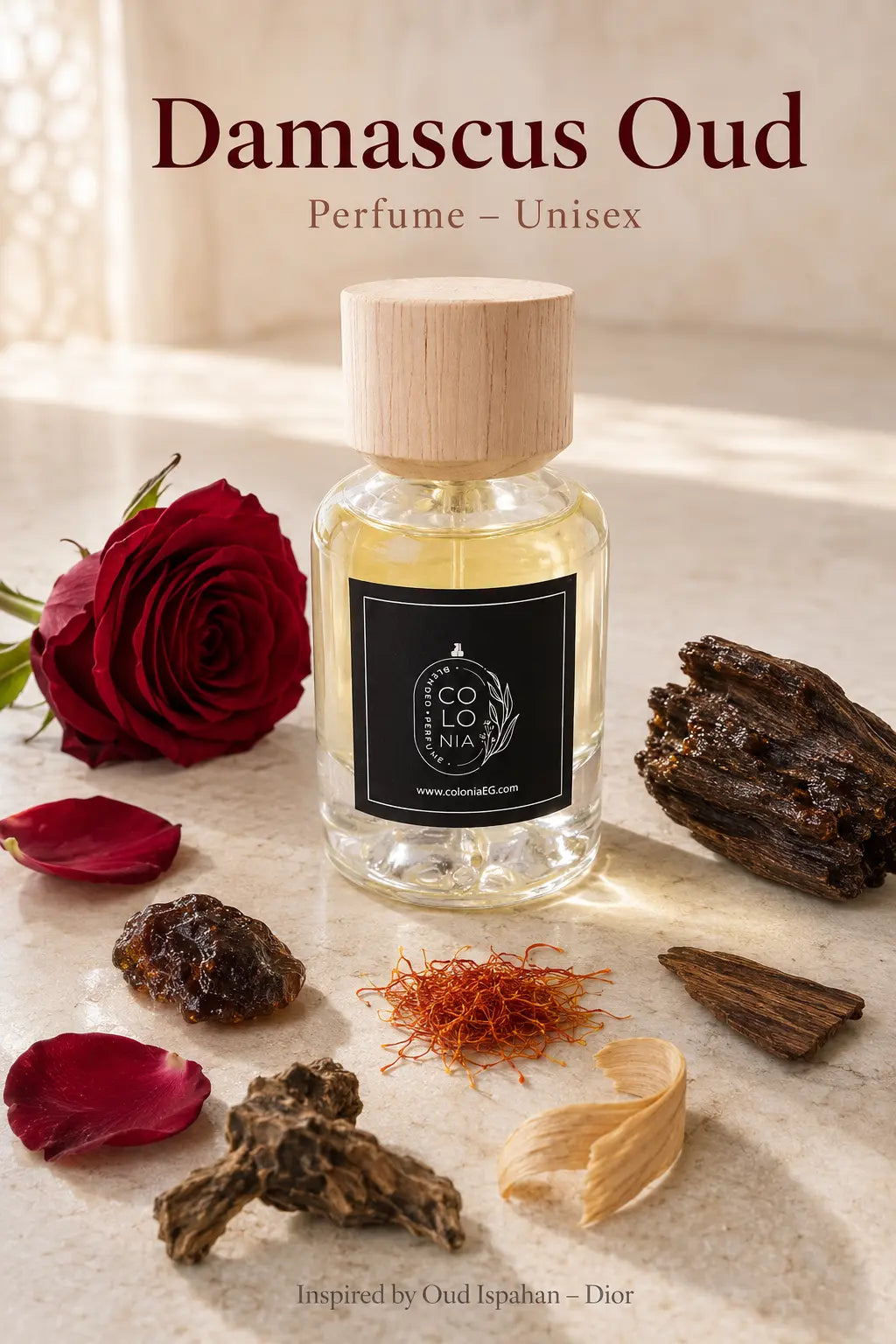 Damascus Oud (Inspired by Oud ispahan, Dior)