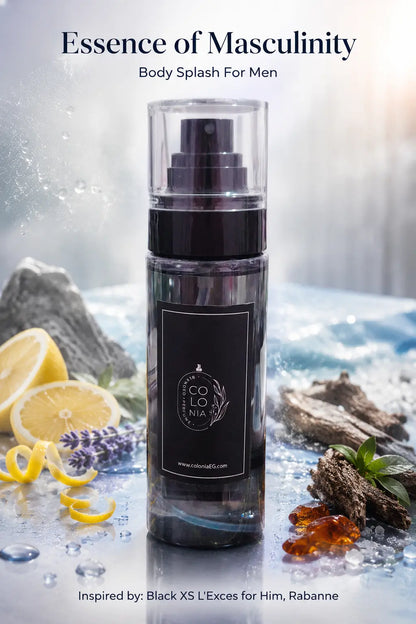 Essence of Masculinity (Body Splash For Men Inspired by Black XS L'Exces for Him, Rabanne)