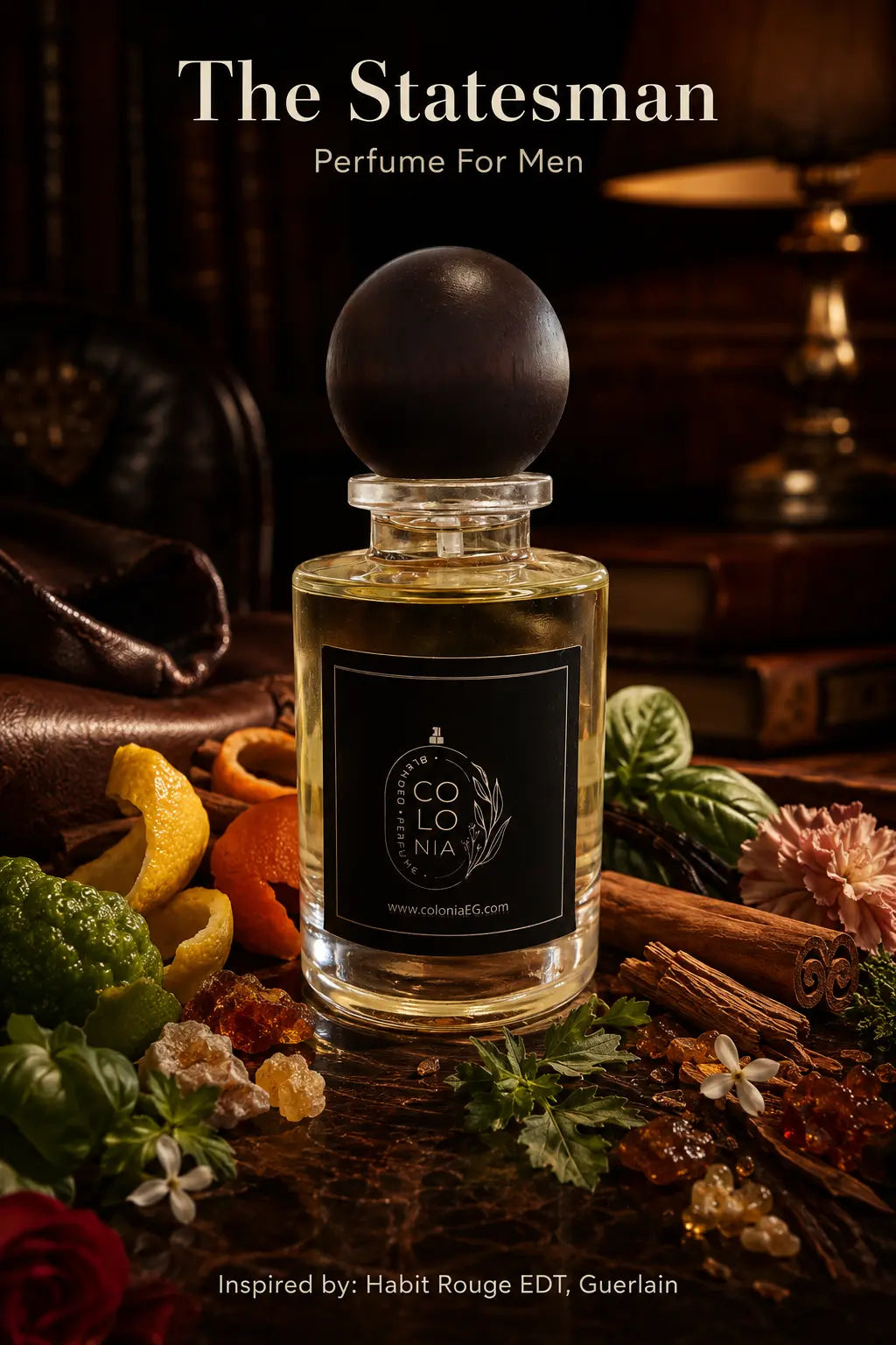 The Statesman (Inspired by Habit Rouge edt, Guerlain)